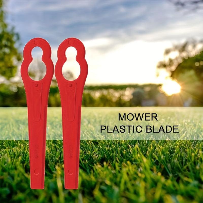 Plastic Lawn Mower Blades Replacement Cutting Blade - 100pcs