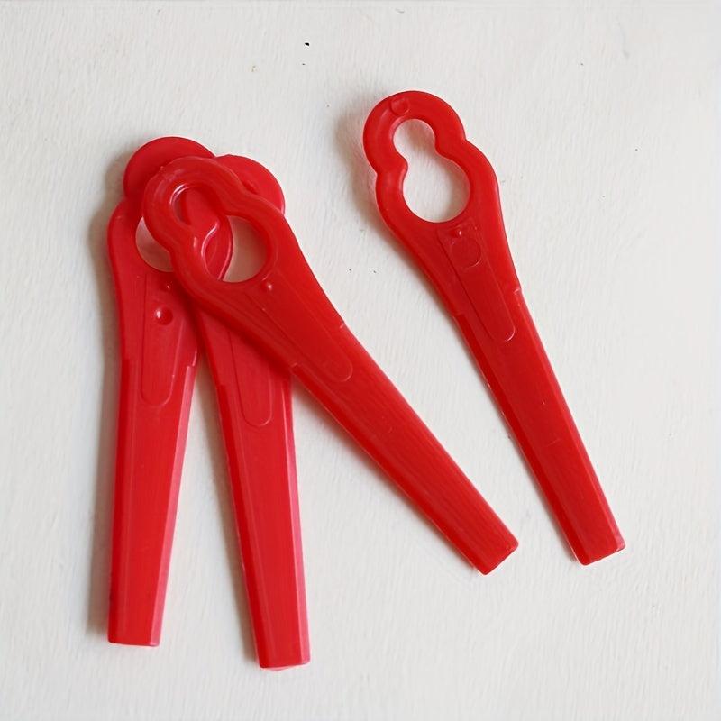 Plastic Lawn Mower Blades Replacement Cutting Blade - 100pcs