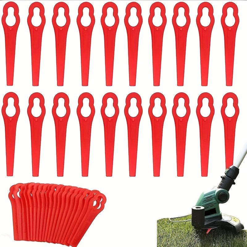 Plastic Lawn Mower Blades Replacement Cutting Blade - 100pcs
