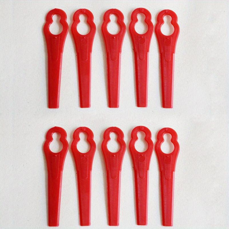 Plastic Lawn Mower Blades Replacement Cutting Blade - 100pcs