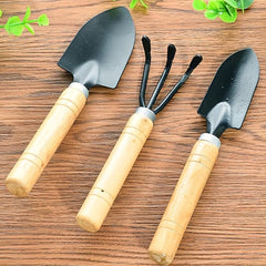 3pcs Gardening Tools Succulent Flower Pot Pine Soil Watering Small Shovel