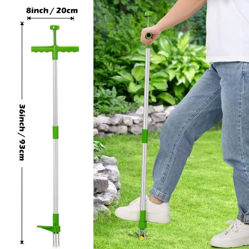 Weeding Digging Gardening Tool with Double Aluminum Tube