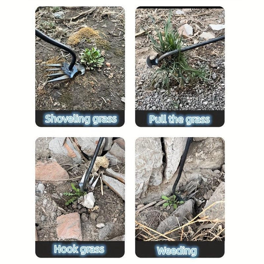 Gardening Hoe Weeding Artifact Manganese Steel Rooted Grass Loose Soil Digging