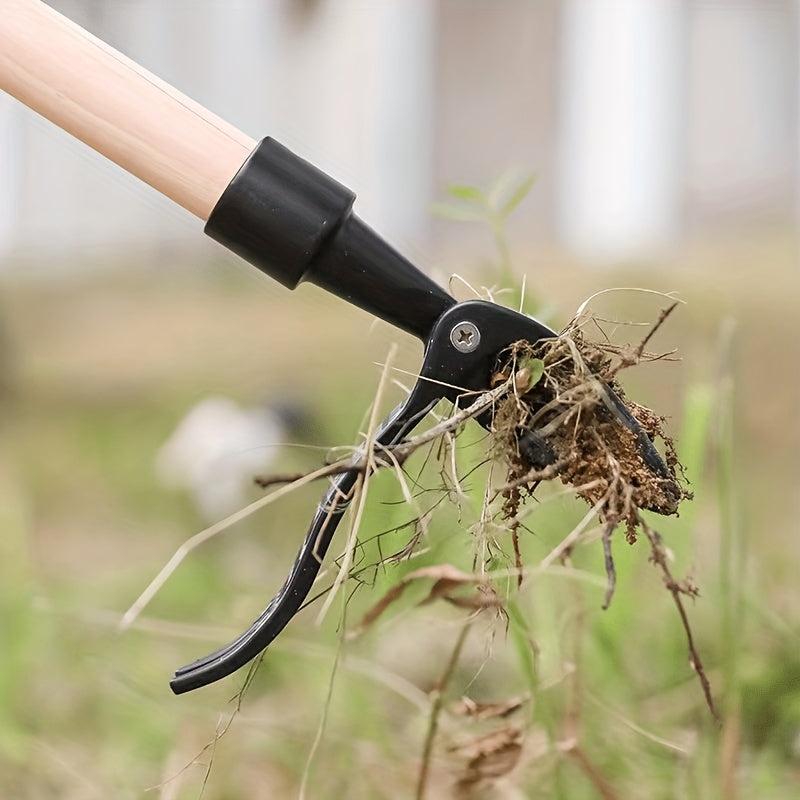 Manual Foot Stepping Lawn Mower Grass Pulling And Rooting Machine