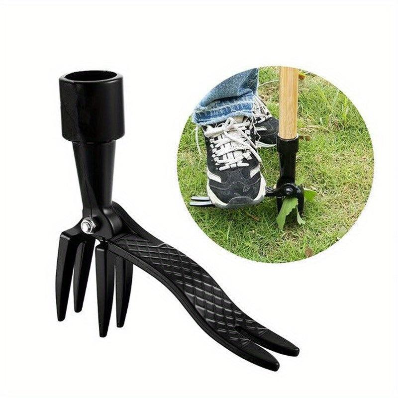 Manual Foot Stepping Lawn Mower Grass Pulling And Rooting Machine