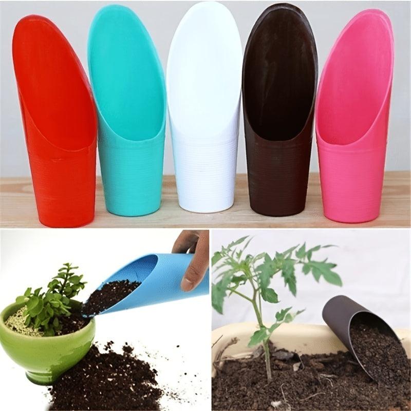 Plastic Bucket Spade Potting Cylinder Spade Soil Cup Succulent Plant Spade