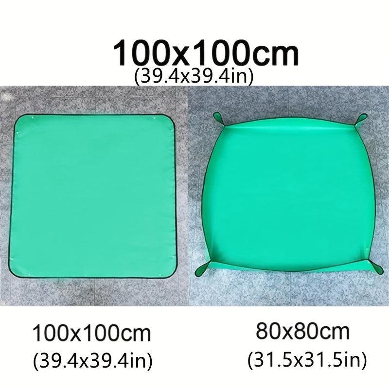 Waterproof Planting Mat PE Gardening Potting DIY Foldable Flower Plant Transplan