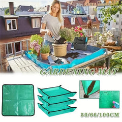 Waterproof Planting Mat PE Gardening Potting DIY Foldable Flower Plant Transplan
