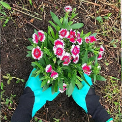 Latex Coated Gardening Gloves for Easy Planting and Weeding
