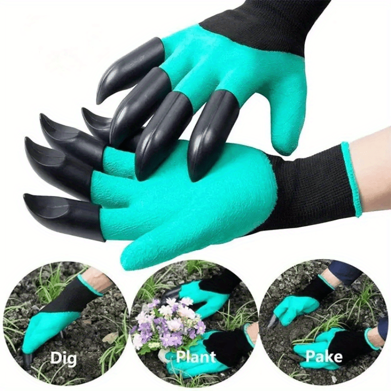 Latex Coated Gardening Gloves for Easy Planting and Weeding