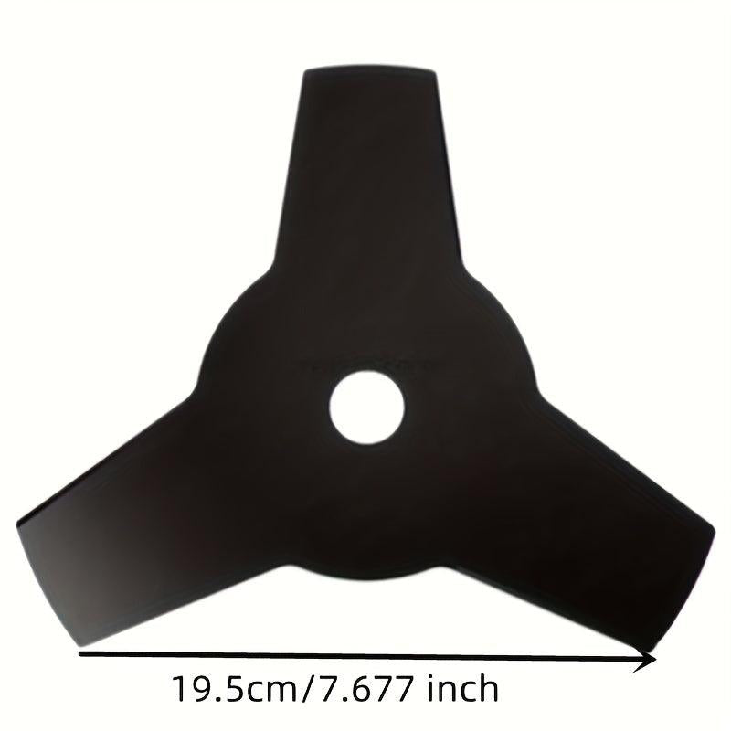 3 Tooth Manganese Steel Blade for Lawn Mowers and Brush Cutters