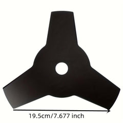 3 Tooth Manganese Steel Blade for Lawn Mowers and Brush Cutters