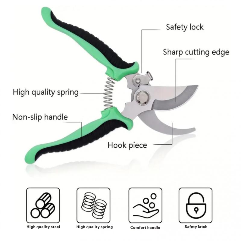 Stainless Steel Pruning Scissors Gardening Fruit Branches