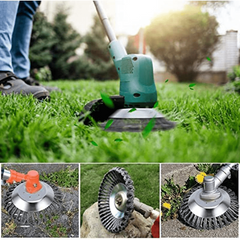 Rotary Steel Wire Weed Brush Blade - Perfect for Summer Garden Prep