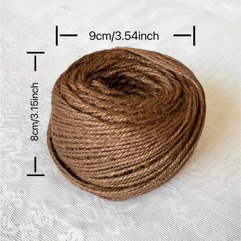 97 Meter Natural Jute Twine Arts Crafts Christmas Durable Packing Str