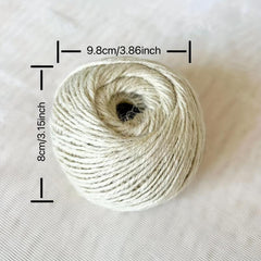 97 Meter Natural Jute Twine Arts Crafts Christmas Durable Packing Str