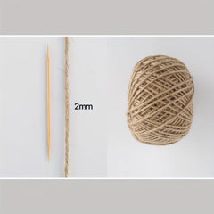 97 Meter Natural Jute Twine Arts Crafts Christmas Durable Packing Str