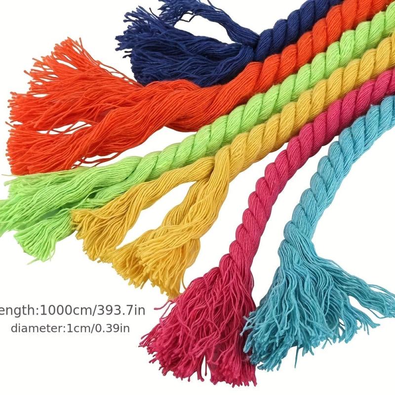 10mm Thick Gardening Decorative Fence Hanging Rope Woven With Three Strands