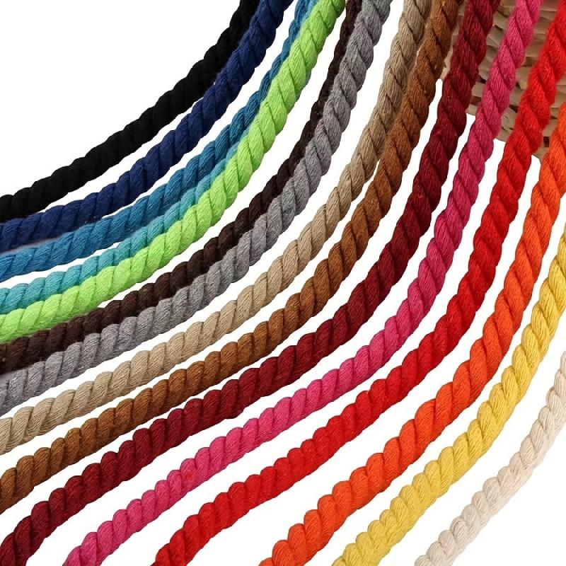 10mm Thick Gardening Decorative Fence Hanging Rope Woven With Three Strands