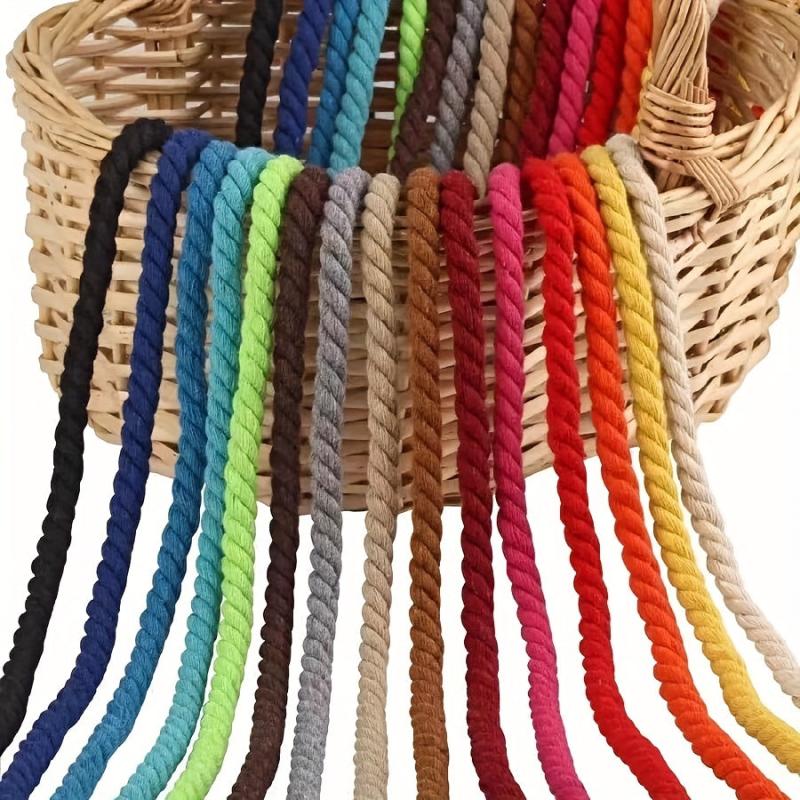 10mm Thick Gardening Decorative Fence Hanging Rope Woven With Three Strands