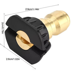 7pcs Pressure Washer Accessories Kit with Spray Nozzle Tips Coupler