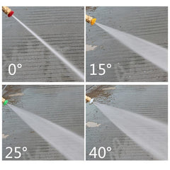 7pcs Pressure Washer Accessories Kit with Spray Nozzle Tips Coupler