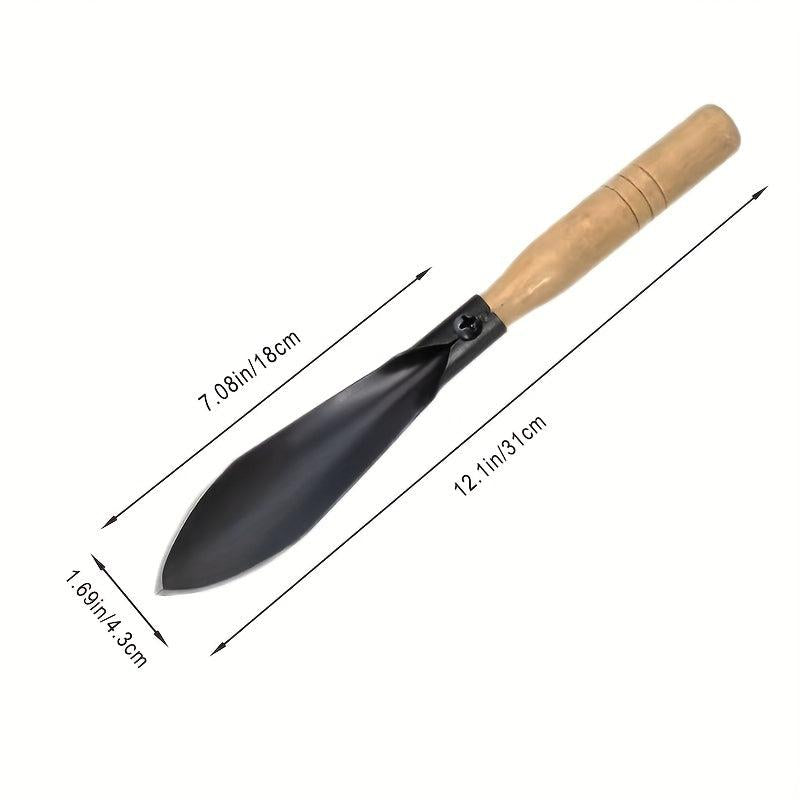 Heavy Duty Garden Hand Shovel Manganese Steel with Wooden Handle