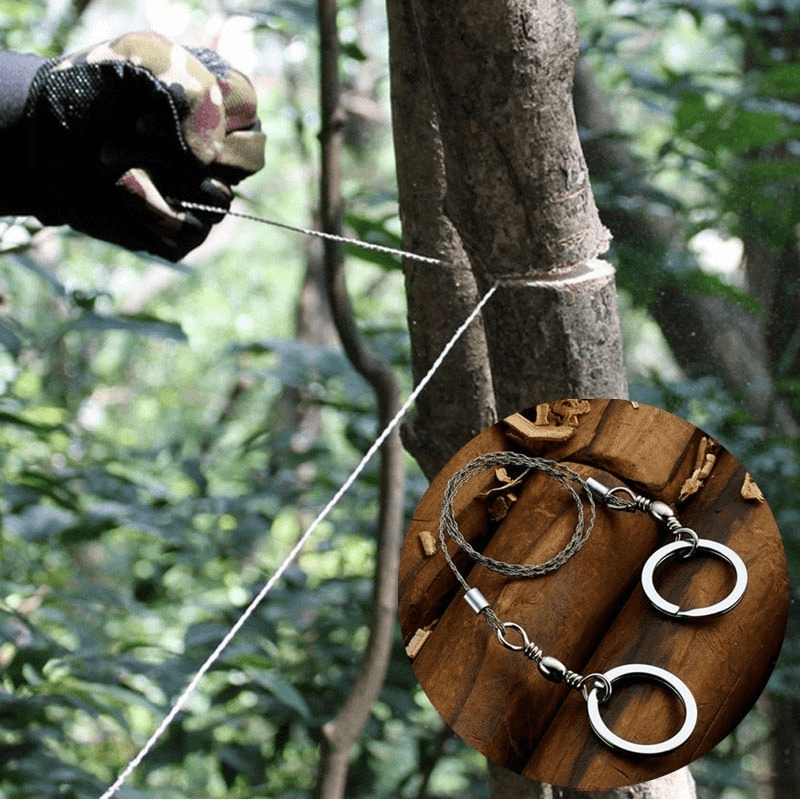 Emergency Steel Wire Saw for Camping Hiking Climbing