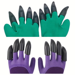 2 Pairs Anti thorn Protective Gloves With Claws