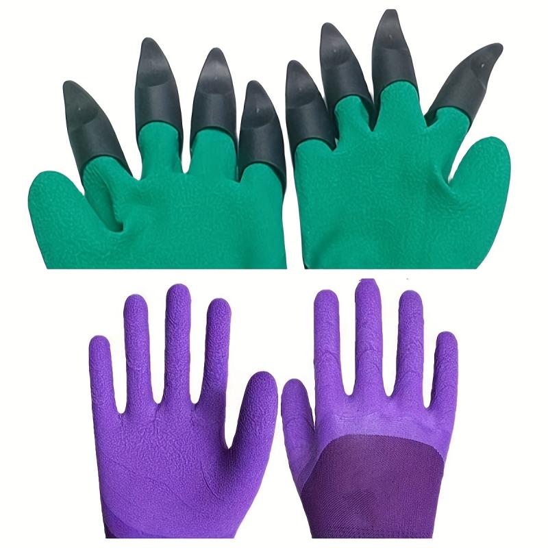 2 Pairs Anti thorn Protective Gloves With Claws