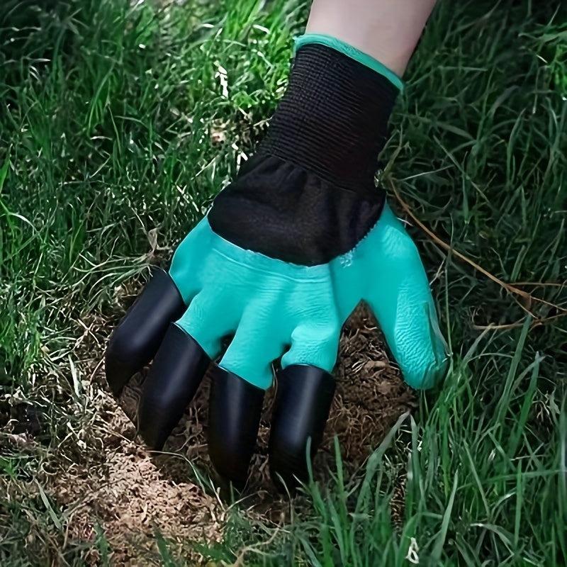 2 Pairs Anti thorn Protective Gloves With Claws
