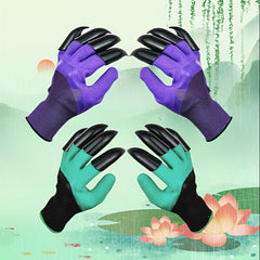2 Pairs Anti thorn Protective Gloves With Claws