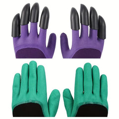 2 Pairs Anti thorn Protective Gloves With Claws