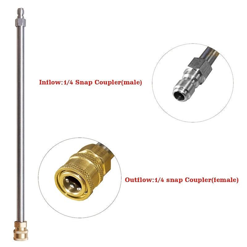 High Pressure Water Gun w/Stainless Steel Rod Quick Connect 4000psi