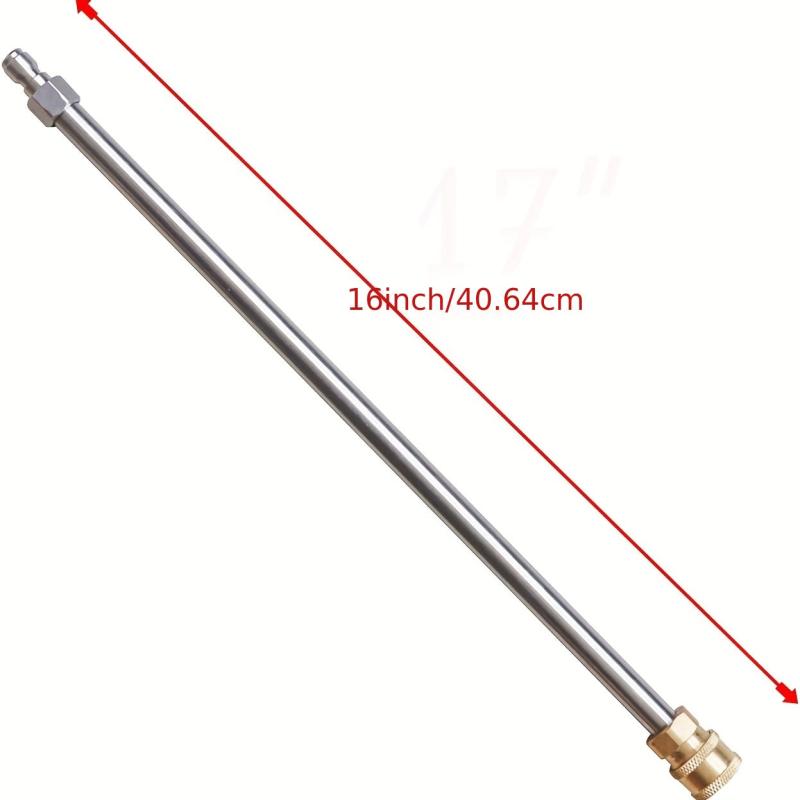 High Pressure Water Gun w/Stainless Steel Rod Quick Connect 4000psi