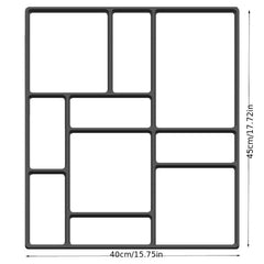 Cement Path Mould 45x40mm for Garden Paving DIY Pavements - Outdoor Tile Grid