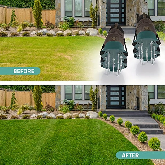 Lawn Aerator Shoes for Yard Aerating Grass Soil Aeration Tool