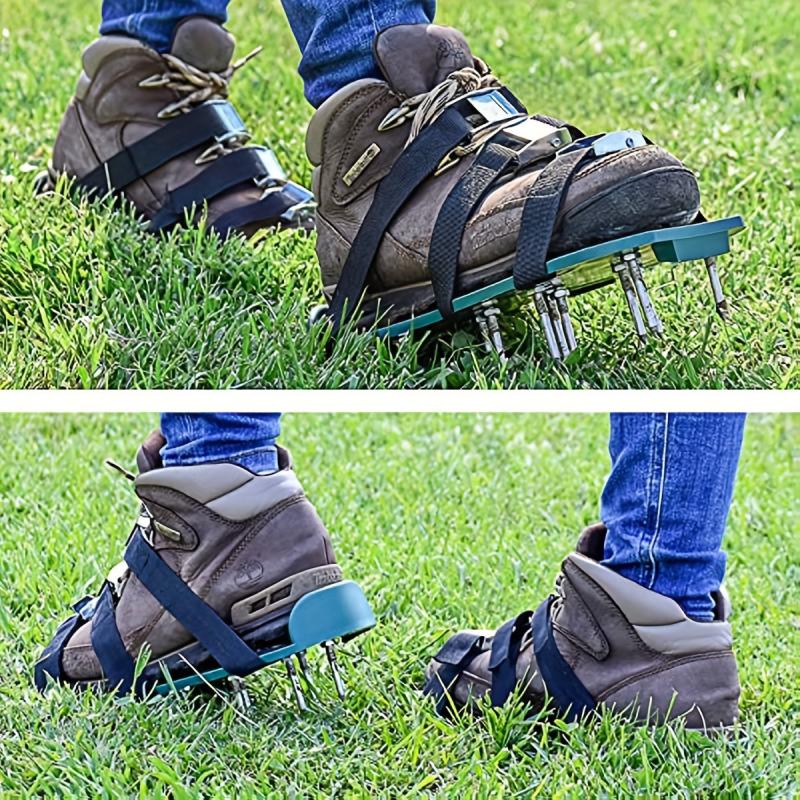 Lawn Aerator Shoes for Yard Aerating Grass Soil Aeration Tool