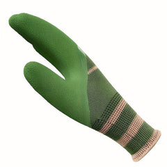 Breathable Rubber Coated Garden Gloves - Medium Size