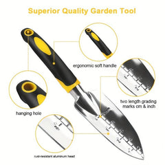 Aluminum Alloy Garden Trowel for Digging and Transplanting