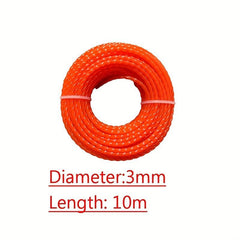 Nylon Lawn Mower Line 2.7-3.0mm 10m