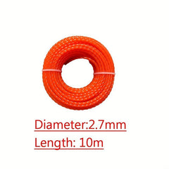 Nylon Lawn Mower Line 2.7-3.0mm 10m