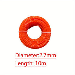 Nylon Lawn Mower Line 2.7-3.0mm 10m