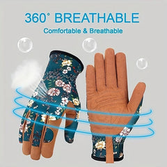 Garden Gloves For Digging Planting Weeding Seeding Protect Nails And Fingers