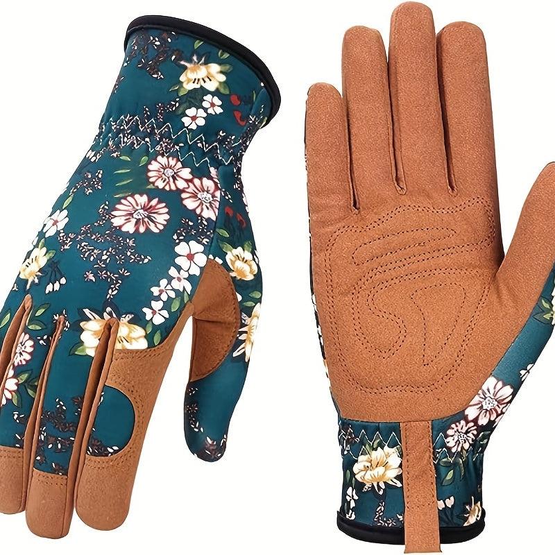 Garden Gloves For Digging Planting Weeding Seeding Protect Nails And Fingers