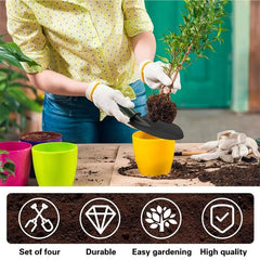 4pcs Gardening Shovels Digging Transplanting & Planting Easy