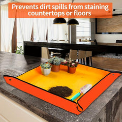 Portable Repotting Mat for Indoor Plant Transplanting