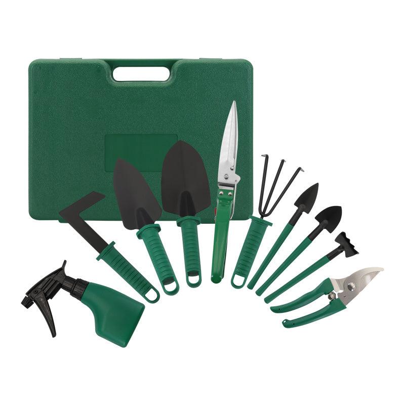 Stainless Steel Garden Tool Set for Pruning and Shoveling