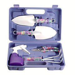 Stainless Steel Garden Tool Set for Pruning and Shoveling