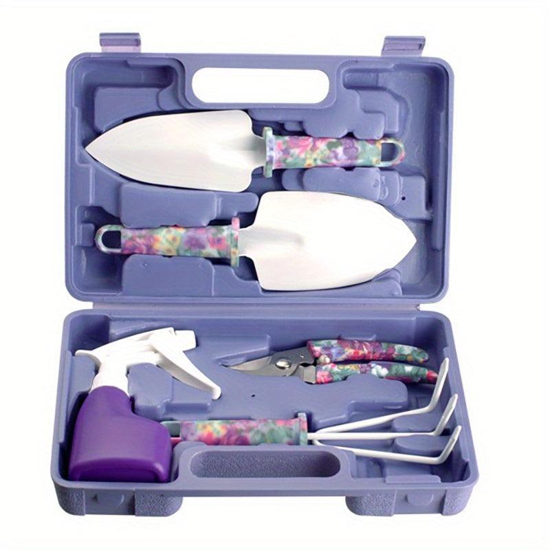 Stainless Steel Garden Tool Set for Pruning and Shoveling